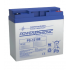 Power Sonic Batería Sellada PS-12180-M5, AGM, 12V, 18Ah