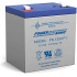Power Sonic Batería de Respaldo PS-1250-F1, 12V, 5aH, para Alarmas de Incendio/Control de Acceso/Intrusión/Videovigilancia/Terminales tipo F1  1