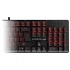 Teclado Gamer Primus Ballista 100T LED Rojo, Teclado Mecánico, Switch Marrón Primus, Alámbrico, Negro (Español)  2