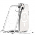Prodigee Funda Magneteek con MagSafe para iPhone 14, Blanco/Transparente  1