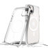 Prodigee Funda Magneteek con MagSafe para iPhone 14 Plus, Blanco/Transparente  1