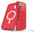 Prodigee Funda Safetee Neo con MagSafe para iPhone 14 Plus, Rojo  1