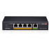 Switch Provision-ISR Gigabit Ethernet PoES-0460G+1G(HPD), 4 Puertos PoE 10/100/1000 + 1 Puerto Giga 1Gbps PD Uplink, 2.000 Entradas -  No Administrable  1