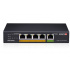 Switch Provision-ISR Gigabit Ethernet PoES-0460G+1G(HPD), 4 Puertos PoE 10/100/1000 + 1 Puerto Giga 1Gbps PD Uplink, 2.000 Entradas -  No Administrable