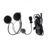 Pryme Auricular con Micrófono para Radio SPM-801B, Negro, para Kenwood  1