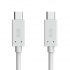 PureGear Cable USB C Macho - USB C Macho, 1.2 Metros, Blanco  2