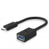 PureGear Cable USB C Macho - USB A Hembra, 12cm, Negro  1