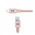 Pure Gear Cable USB A Macho - Lightning Macho, 23cm, Rosa - para iPod/iPhone/iPad  1