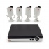 Qian Kit de Vigilancia QKC4D41903 de 4 Cámaras CCTV Bullet y 4 Canales, con Grabadora  1