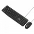 Kit de Teclado y Mouse Qian QKX-20603, Alámbrico, USB, Negro (Español)  2