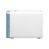 QNAP TS-251D-2G NAS de 2 Bahías 3.5'', Intel Celeron J4025 2.0GHZ, 2GB DDR4, SATA, Tower, 5x USB 2.0/3.2 Blanco/Azul ― Incluye 1 Disco  4