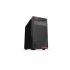 Gabinete Quaroni 92006CE, Midi-Tower, Micro-ATX/Mini-ITX, USB 2.0, con Fuente 400W, Negro/Rojo  1