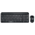 Kit de Teclado y Mouse Quaroni KIQ01, Inalámbrico, USB, Negro (Español)  1