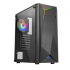 Gabinete Quaroni QCHT-05, Midi-Tower, ATX/Micro-ATX/Mini-ITX, USB 2.0/3.0, con Fuente de 500W, 1 Ventilador Instalado, Negro - Imagen adicional 1