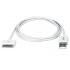 QVS Cable USB A Macho - Apple 30-p Macho, 1.5 Metros, Blanco, para iPhone/iPod/iPad  1
