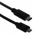 QVS Cable USB C Macho - micro USB B Macho, 2 Metros, Negro  1