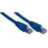 QVS Cable Patch Cat6a RJ-45 Macho - RJ-45 Macho, 7.6 Metros, Azul  1