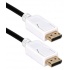 QVS Cable DisplayPort Macho - DisplayPort Macho, 1.8 Metros, Negro/Blanco  1