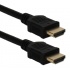 QVS Cable HDMI de Alta Velocidad con Ethernet 4K HDMI Macho - HDMI Macho, 1 Metro, Negro  1