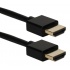 QVS Cable HDMI de Alta Velocidad con Ethernet HDMI Macho - HDMI Macho, 90cm, Negro  1