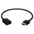 QVS Cable HDXT-1F HDMI Macho - HDMI Hembra, 30cm, Negro  1