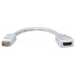 QVS Adaptador Mini-DVI Macho - HDMI Hembra, Blanco  1