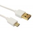 QVS Cable USB USB A Macho - micro USB B Macho, 60cm, Blanco  1