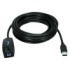 QVS Cable USB A Macho - USB A Hembra, 4.8 Metros, Negro  1