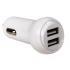 QVS Cargador para Auto USBCC-2P, 1.2A, 2x USB 2.0, Blanco  1