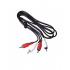 Radox Cable AUX 2 x RCA Macho - 2 x RCA Macho, 90cm, Negro  1