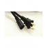 Radox Cable de Poder Tipo Panasonic Hembra - Macho, 1.5 Metros, Negro  2