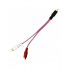 Radox Cable AUX RCA Macho - 2 x RCA Macho, 10cm, Rosa