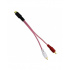 Radox Cable AUX RCA Hembra - 2x RCA Macho, 10cm, Rojo  1