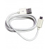 Radox Cable USB-A Macho - Micro USB Macho, 1 Metro, Blanco