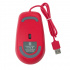 Mouse Raspberry Óptico Official, Alámbrico, USB, 1200DPI, Rojo/Blanco  6
