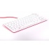 Teclado Raspberry Pi RP-00171, Alámbrico, USB, Blanco (Español)  1