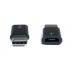 Raspberry Adaptador Micro USB Hembra - USB-C Macho, Negro  3