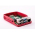 Raspberry Carcasa para Pi 4, Blanco/Rojo - No Incluye Placa  2