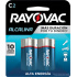 Rayovac Pila Alcalina C, 2 Piezas  1