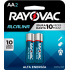 Rayovac Pila Alcalina AA, 4 Piezas