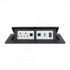 Redleaf Caja de Conectividad para Escritorio PT267, 2 Contactos, 1X HDMI, 2x RJ-45, 1x USB  1