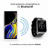 Redlemon Smartwatch DZ09, Touch, Bluetooth 3.0, Android, Plata/Negro  4
