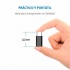 Redlemon Adaptador USB C Macho - Micro USB B Hembra, Negro, 2 Piezas  2