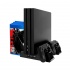 Redlemon Base Vertical, Stand y Ventilador 80071, para PS4 (Regular/Pro/Slim), con Carga Dual para 2 Controles  3