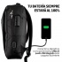 Redlemon Mochila Antirrobo de Poliéster 80328 para Laptop, Negro - Imagen adicional 2