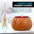 Redlemon Humidificador y Difusor de Aroma 82112, 1 Litro, Madera  7
