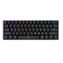 Teclado Gamer Redragon K630 LED RGB 60%, Teclado Mecánico, Redragon Brown, Inalámbrico, USB, Negro, Inglés