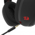 Redragon Audífonos Gamer con Micrófono IRE PRO H848, Bluetooth, Inalámbrico, USB-C, para PC, Negro - Imagen adicional 1