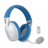 Redragon Audífonos Gamer con Micrófono Ire Pro H848, Bluetooth, Inalámbrico, USB, para PS4/PS5/PC/Smartphone, Azul/Blanco