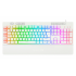 Teclado Gamer Redragon Shiva LED RGB, Alámbrico, USB, Blanco, Español
